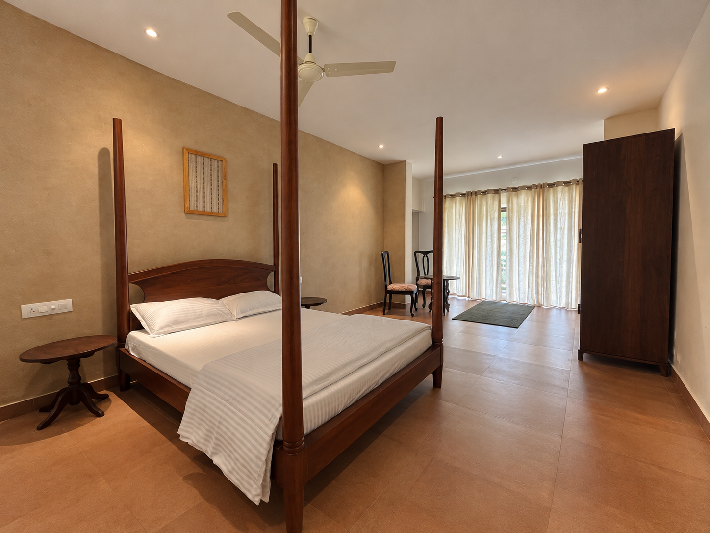 Suite bedroom at Nishi's Organic Homestay
